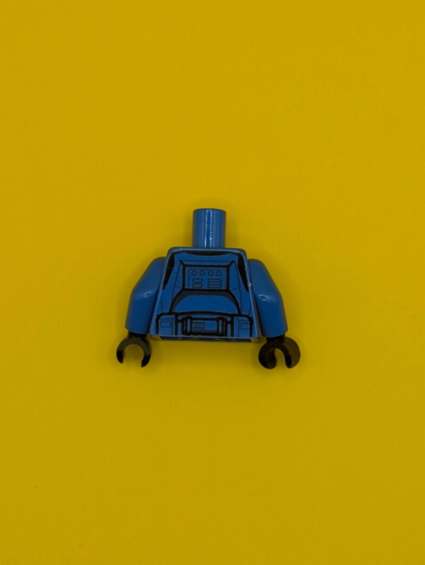 Torso SW Armor Clone Trooper with Belt with Pockets Pattern (Senate Commando) / Blue Arms / Black Hands 973pb1845c01 Lego