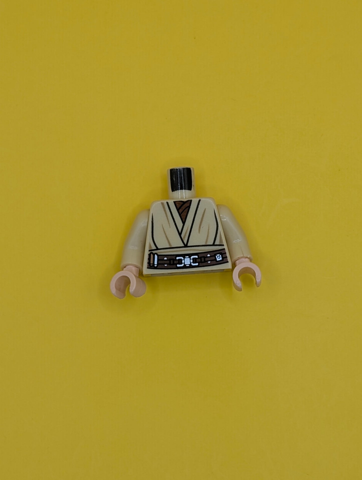 Torso SW Layered Shirt, Reddish Brown Undershirt, Reddish Brown Belt with Large Buckle Pattern / Tan Arms / Light Nougat Hands 973pb1584c01 Lego