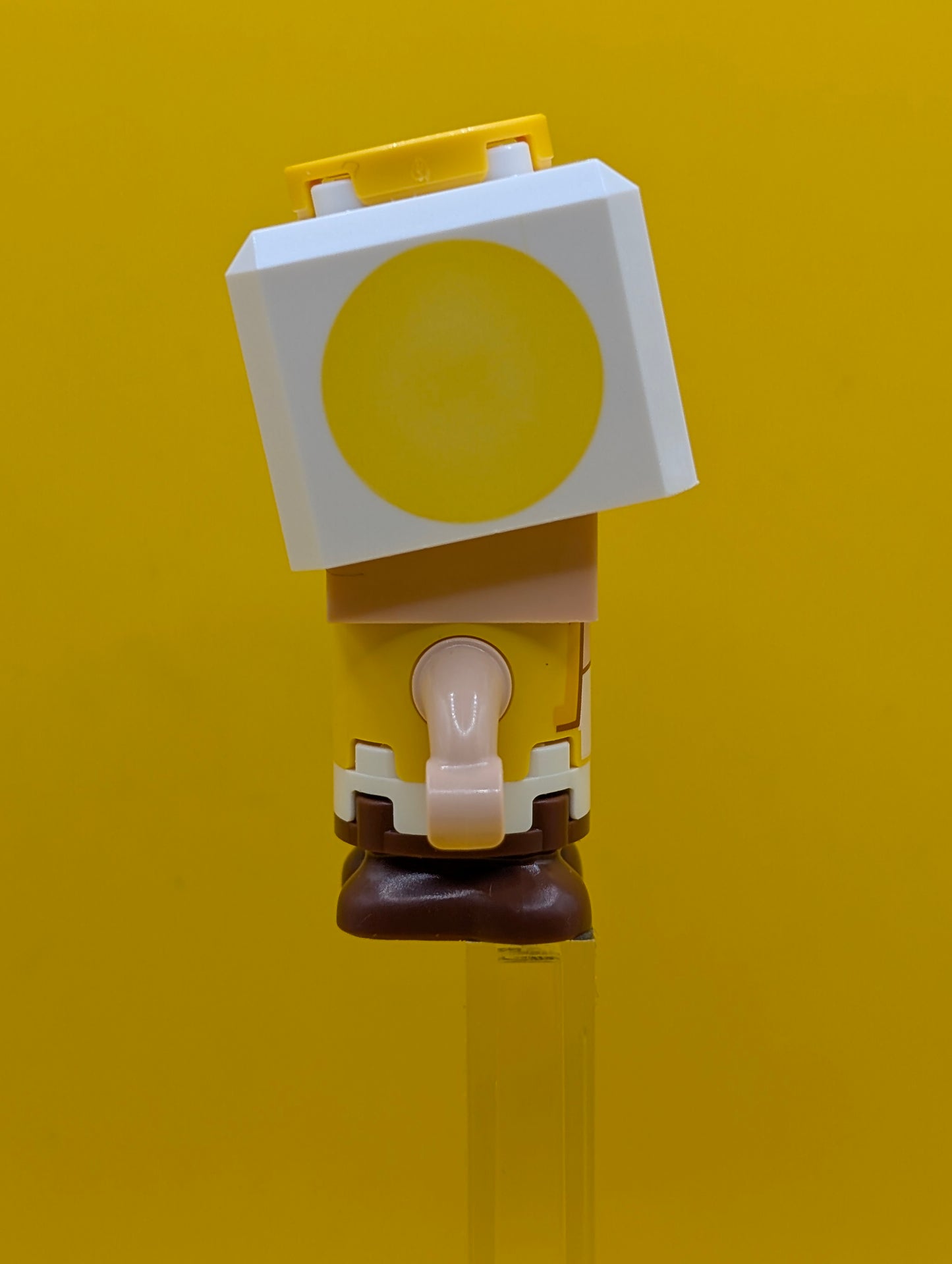 Yellow Toad mar0189 Surprised Super Mario Lego Minifigure