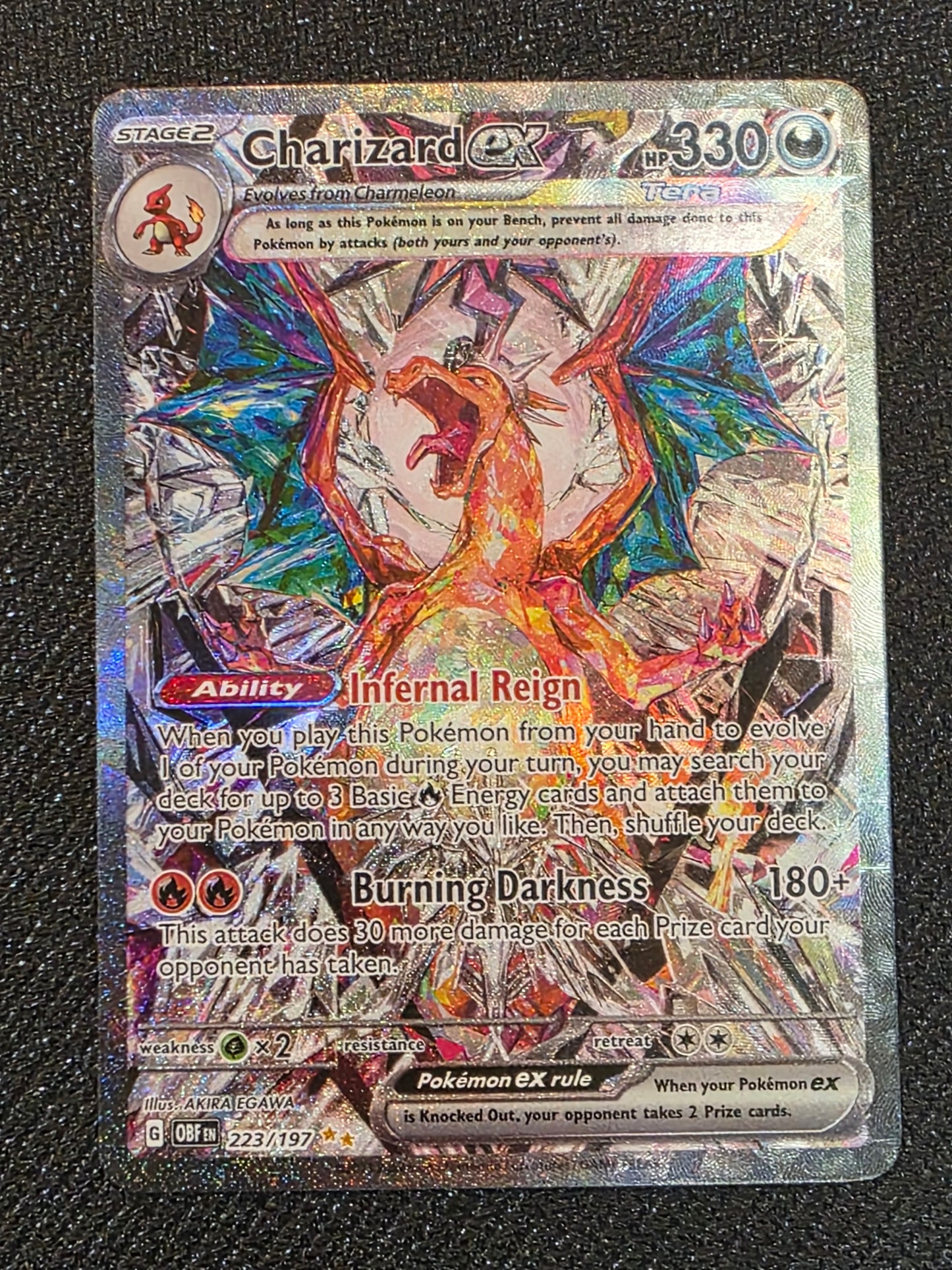 #223/197*** Charizard EX Obsidian Flames