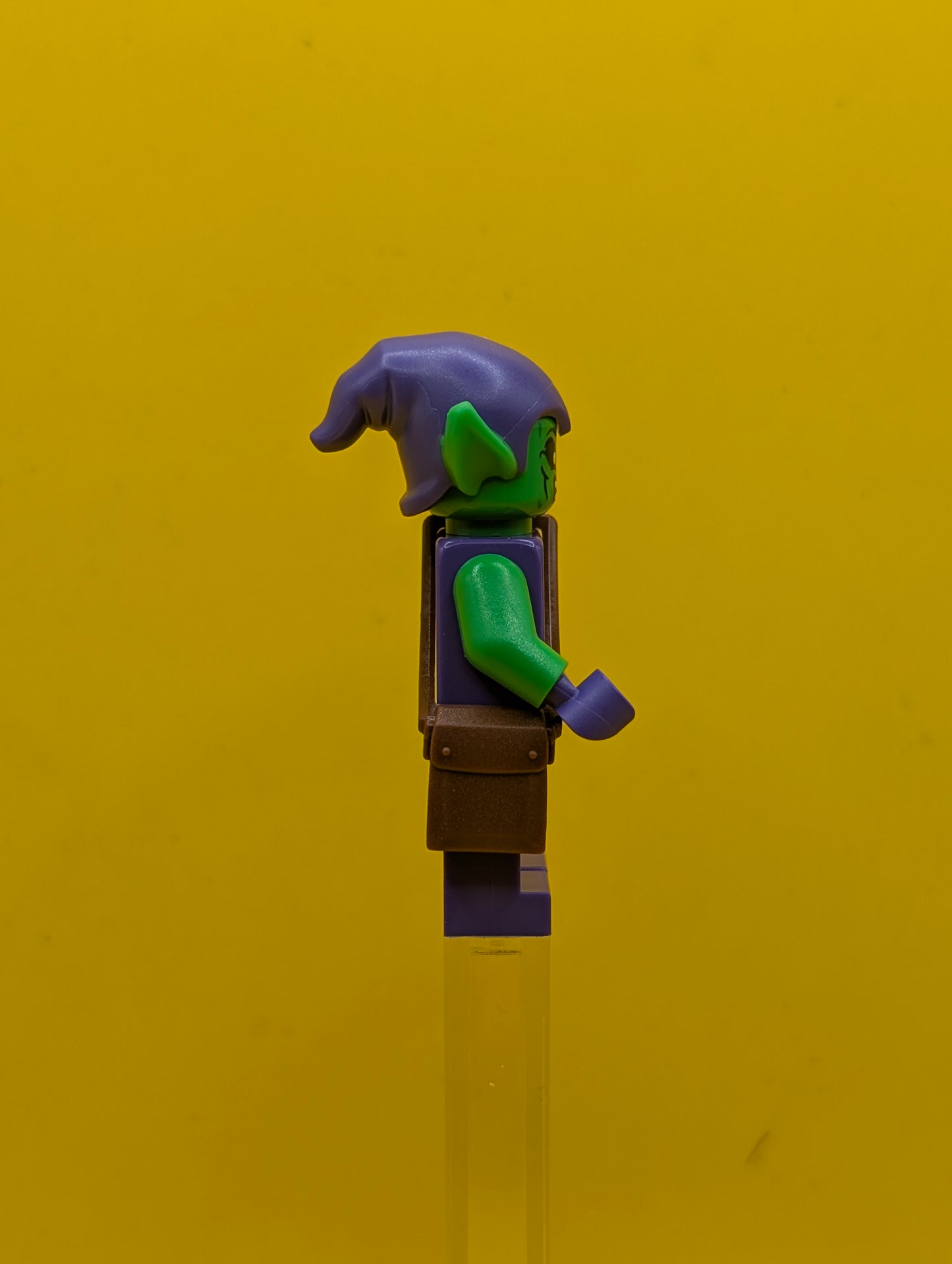 Green Goblin sh0695 Bright Green Skin, Dark Purple Outfit, Small Yellow Eyes, Printed Legs Marvel Lego Minifigure