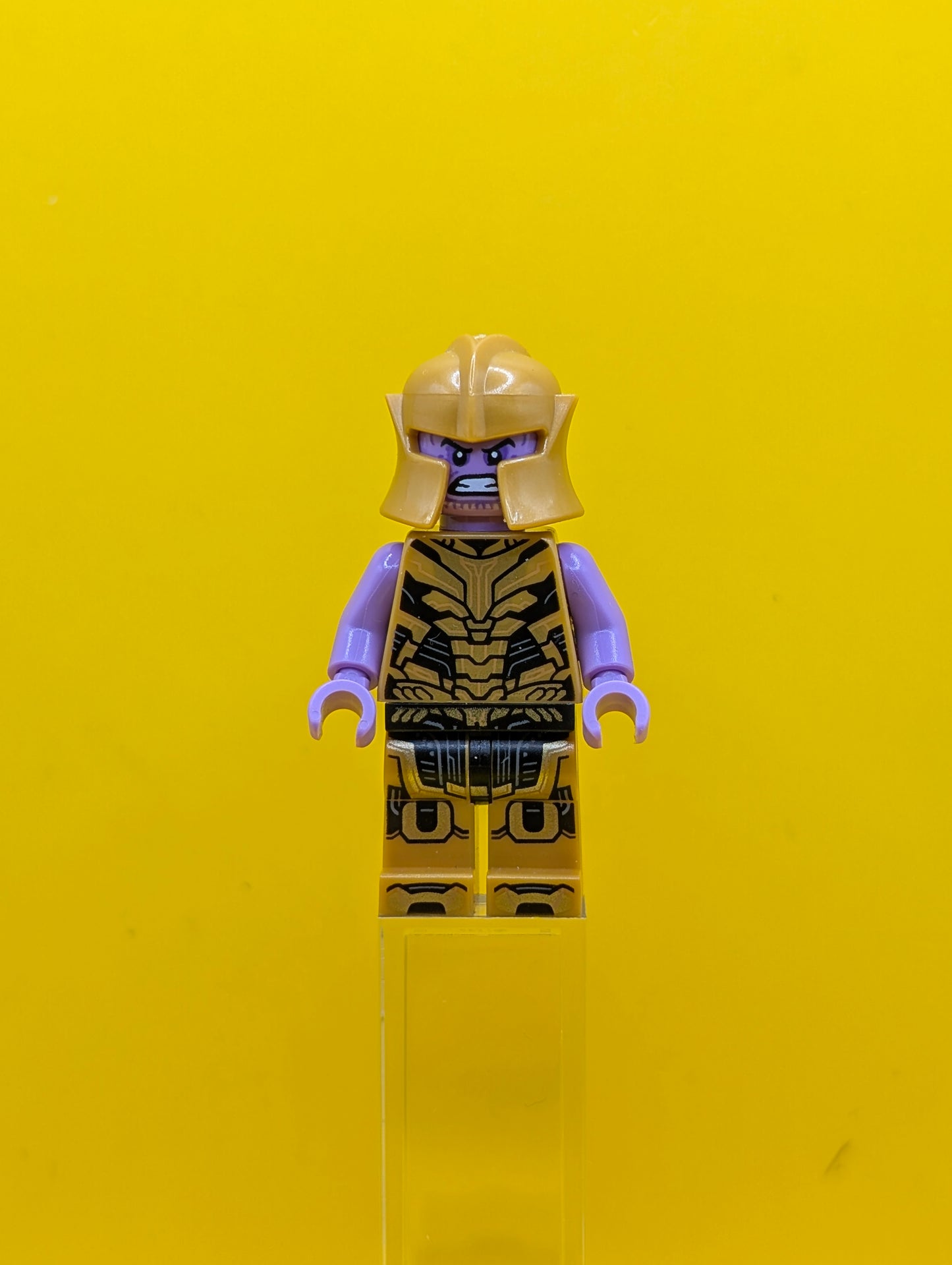 Thanos sh0773 Minifigure, Pearl Gold Outfit Marvel Lego Minifigure