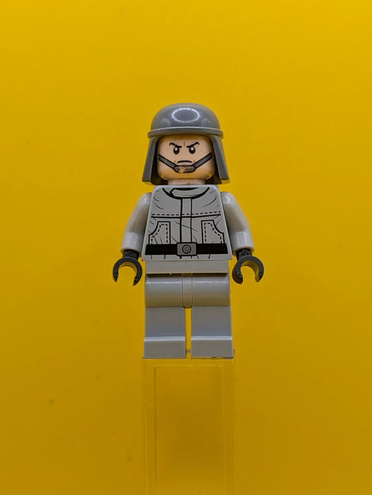 Imperial AT-ST Pilot / Driver sw0401 (Plain Helmet, Dual Sided Head) Star Wars Lego Minifigure