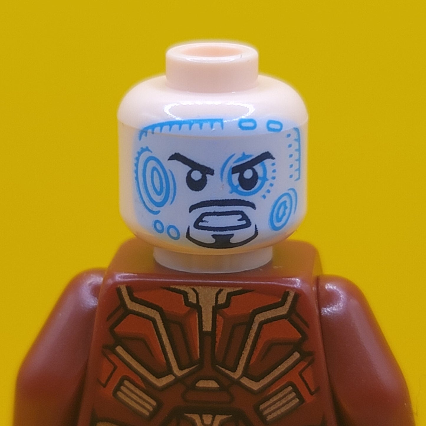 Iron Man sh0612 Silver Hexagon on Chest Lego Minifigure Super Heroes