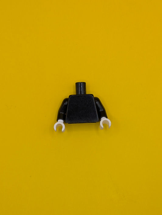 Torso Plain / Black Arms / White Hands 973c042 Lego