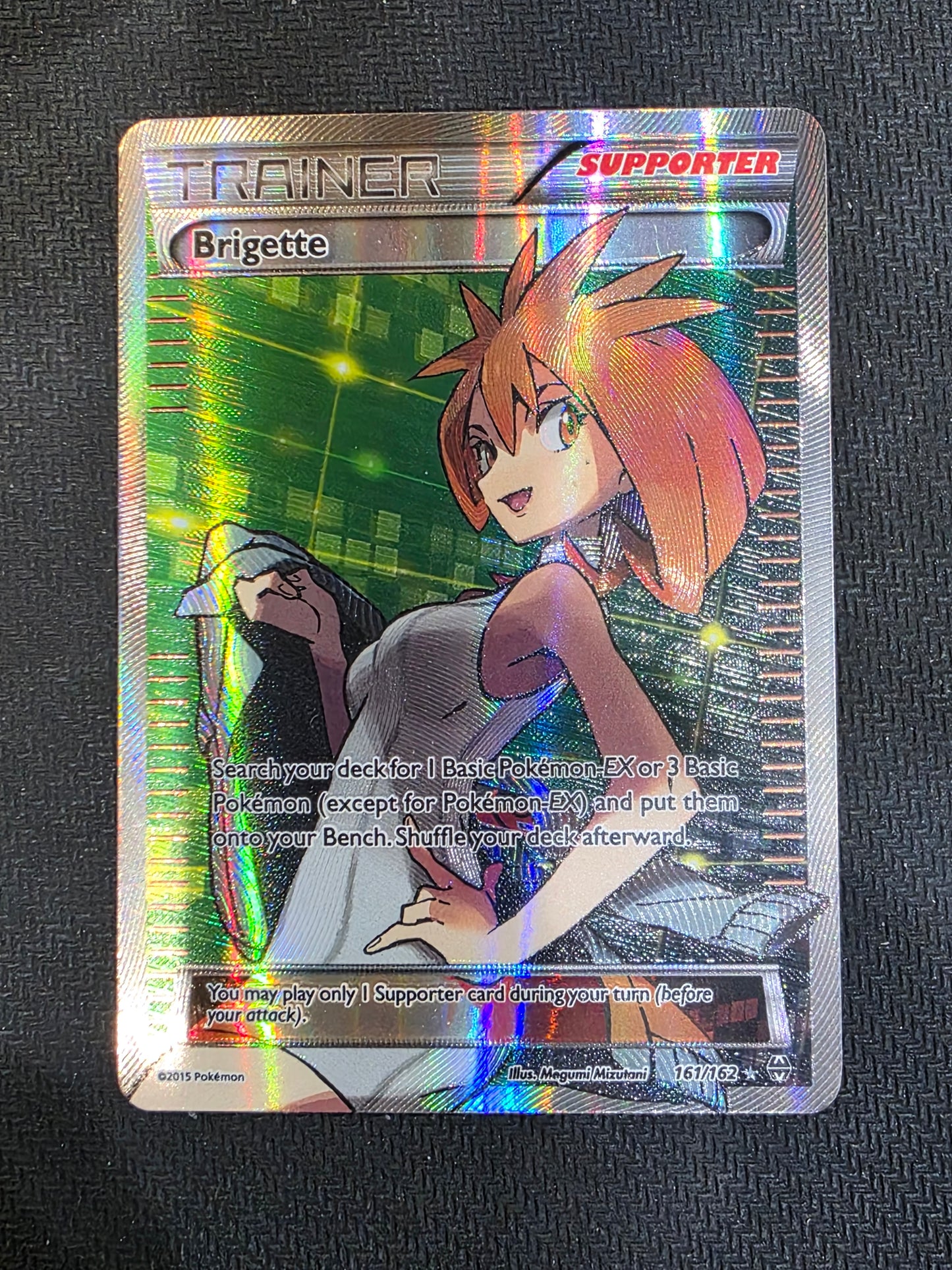 #161/162* Brigette (Full Art) XY - BREAKthrough