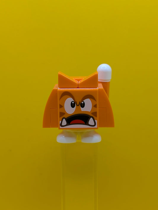 Cat Goomba mar0120 Angry, Open Mouth Super Mario Lego Minifigure