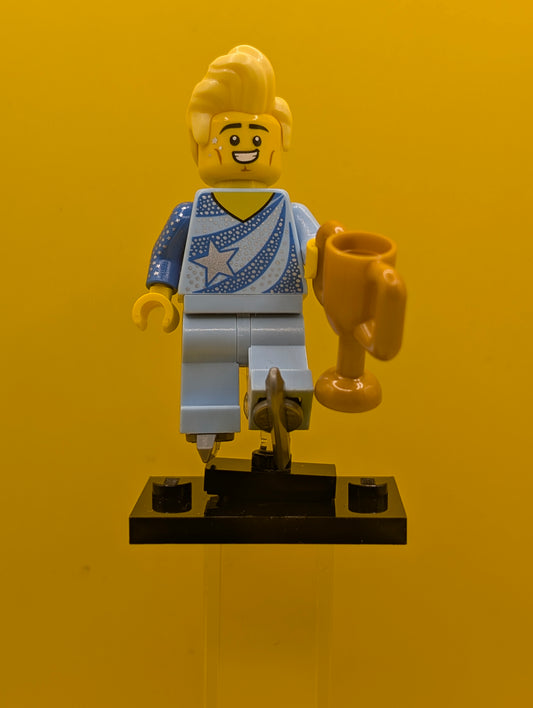 Figure Skating Champion col22-6 Series 22 (Complete Set with Stand and Accessories) Cmf Lego Minifigure