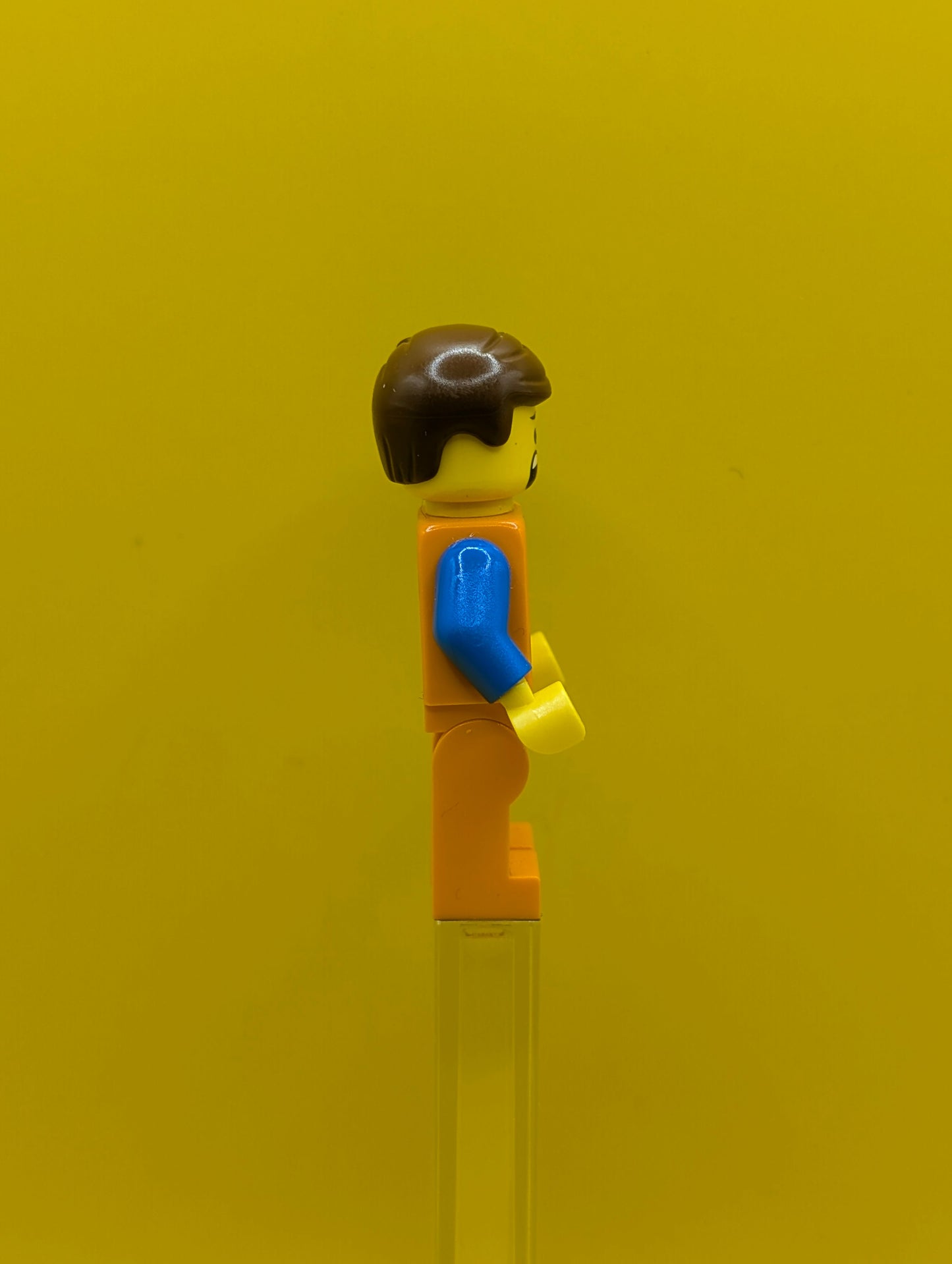 Emmet tlm087 Lopsided Closed Mouth Smile, without Piece of Resistance The Lego Movie Lego Minifigure