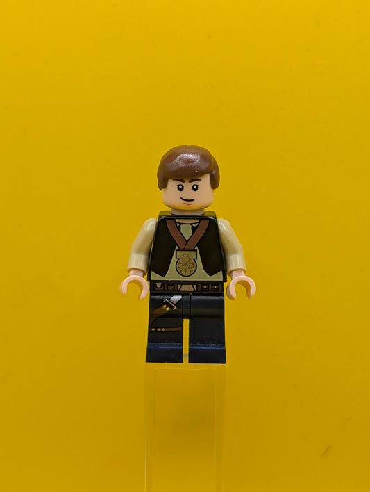 Han Solo sw0356 Celebration, Smooth Hair Star Wars Lego Minifigure