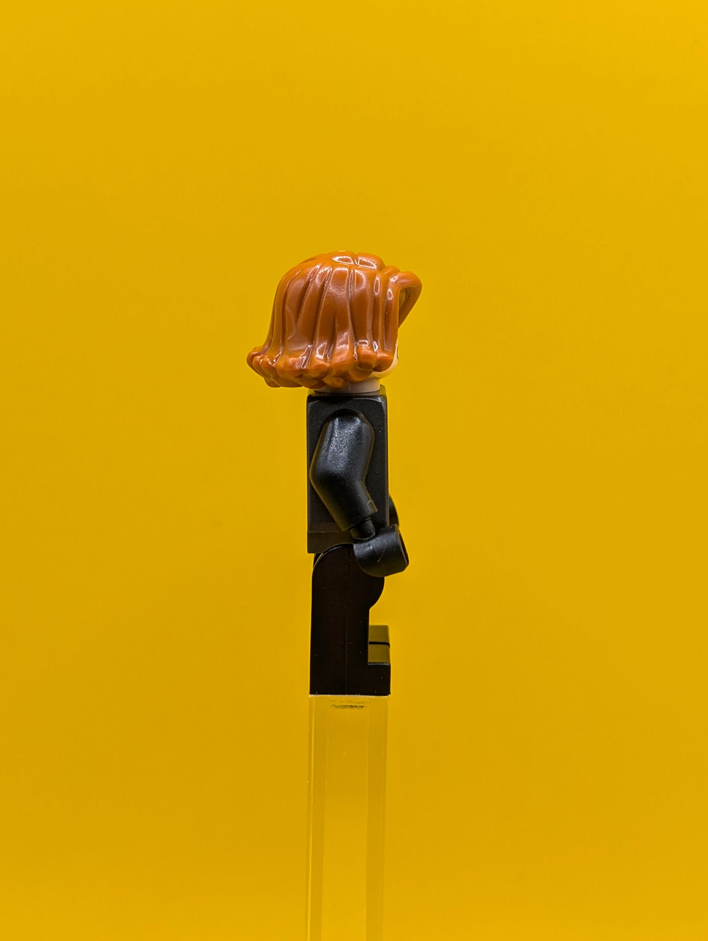 Black Widow sh0881 Metallic Light Blue Trim Marvel Minifigure Lego