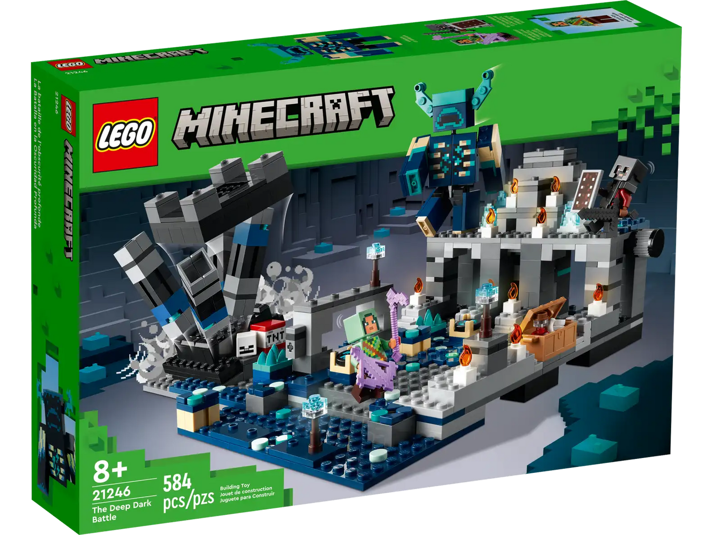 21246 The Deep Dark Battle Minecraft Lego Set