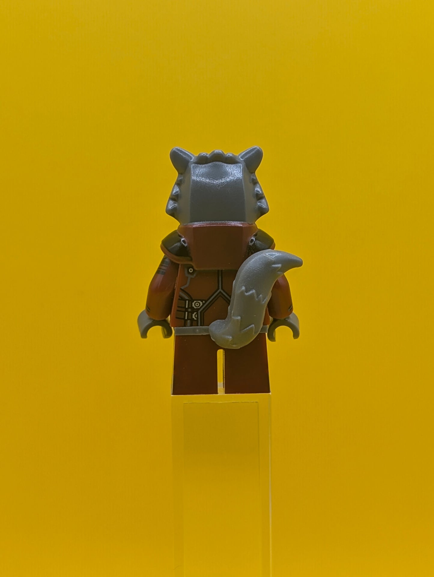 Rocket Raccoon sh0090 Dark Red Outfit Dark Bluish Gray Head