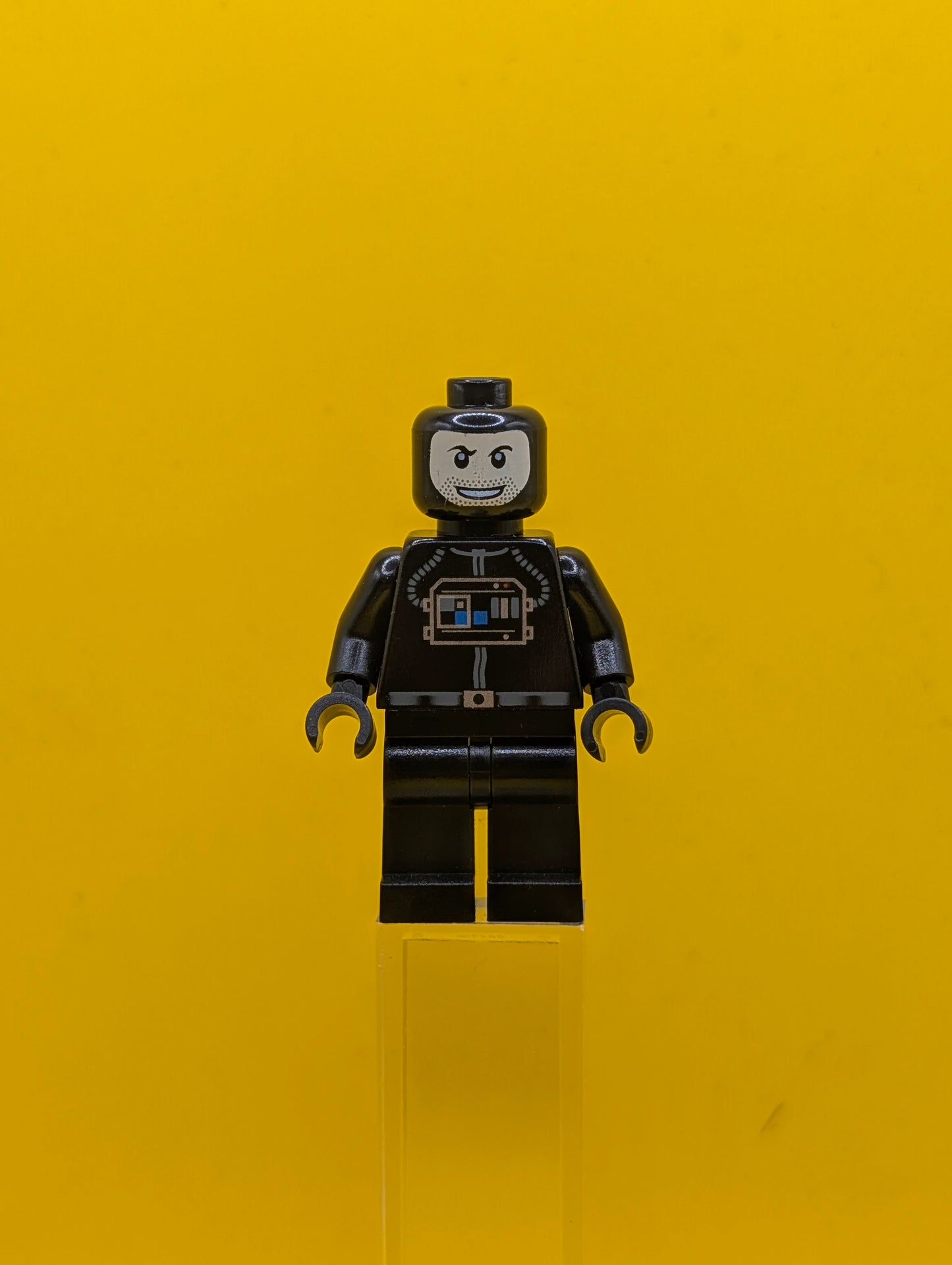 Imperial TIE Fighter Pilot sw0268a Black Head, Balaclava Star Wars Lego Minifigure