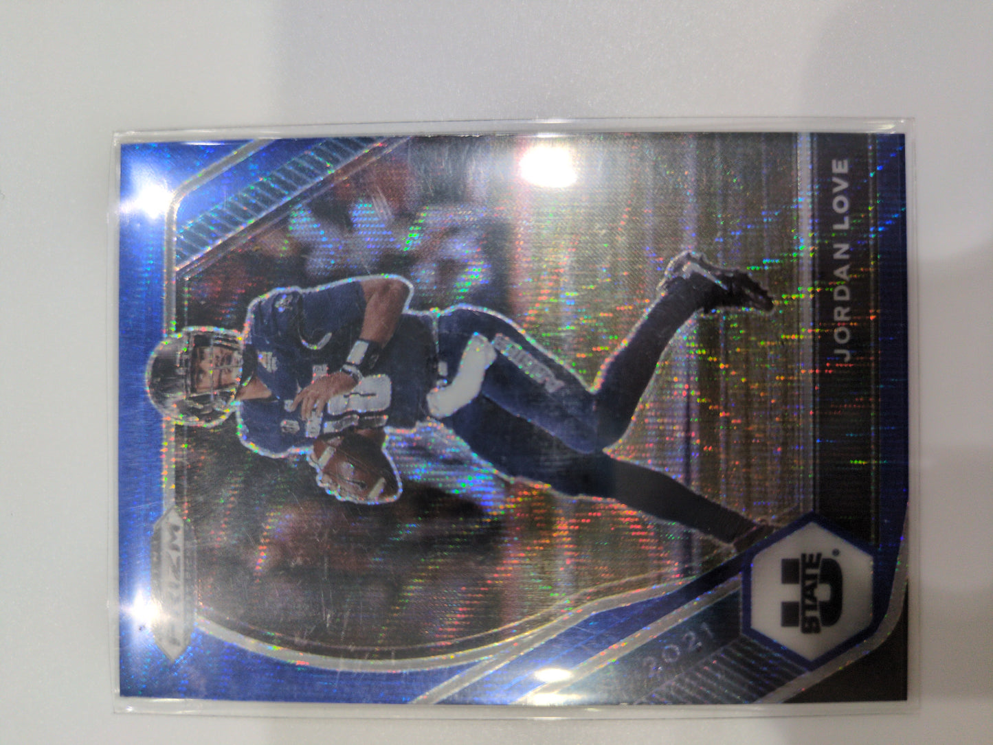 Jordan Love 33 53/249 Utah State Panini Prizm