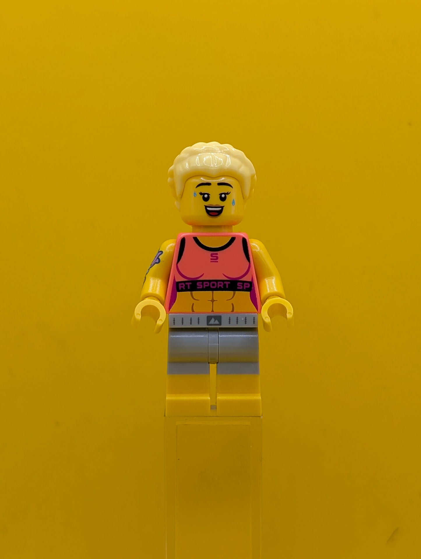 Fitness Instructor col430 Series 25 (Minifigure Only without Stand and Accessories) Collectable Minifigure Series Lego Minifigure