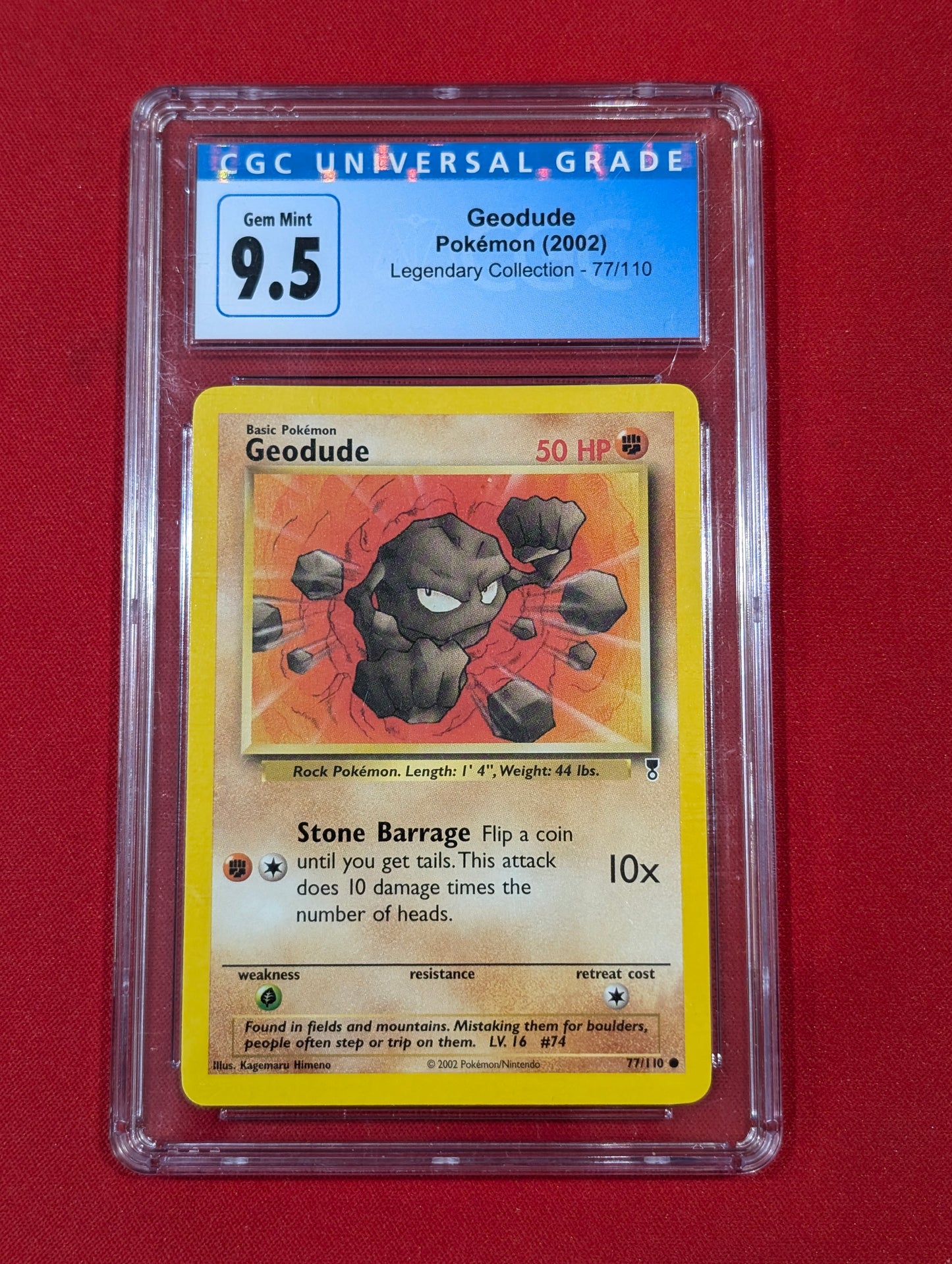 Geodude #77 CGC 9.5