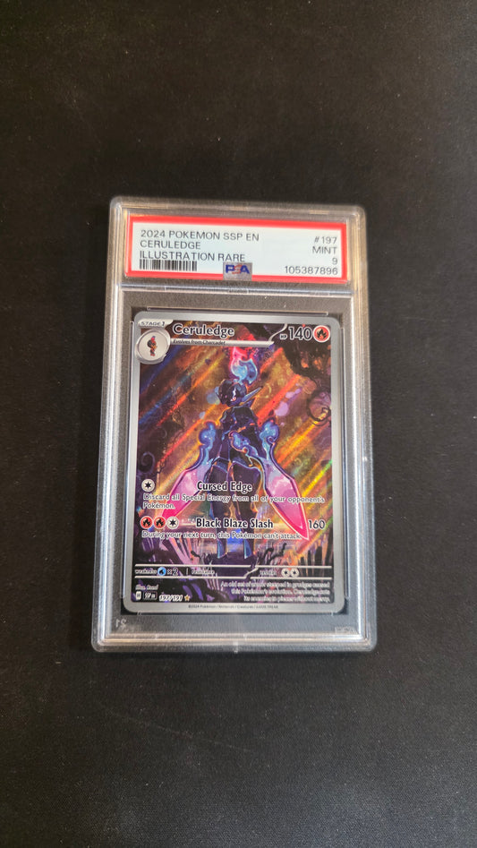 #197/191 Ceruledge PSA 9 -Surging Sparks