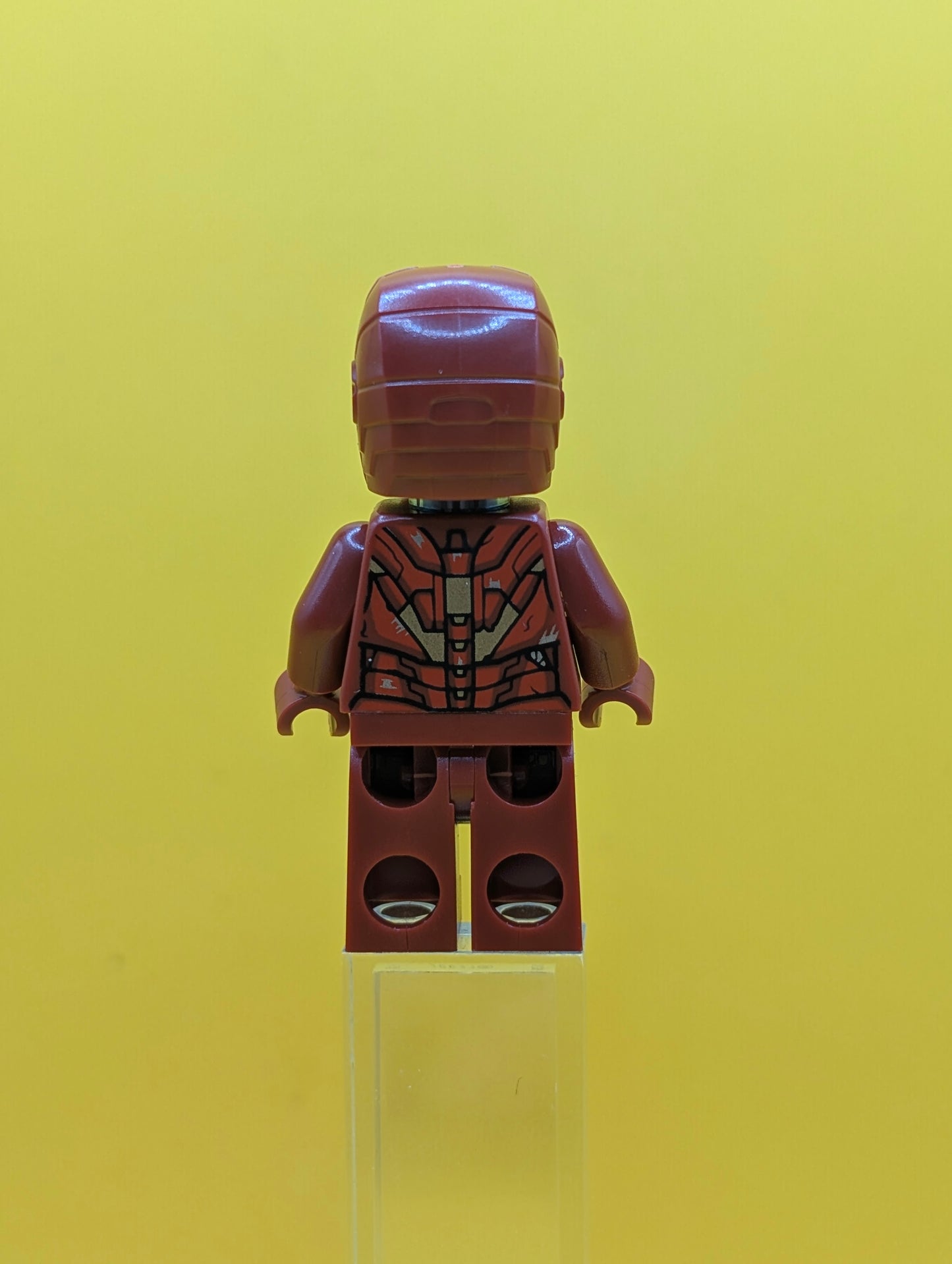 Iron Man sh0923 Mark 6 Armor, Large Helmet Visor, Battle Damage Marvel Lego Minifigure
