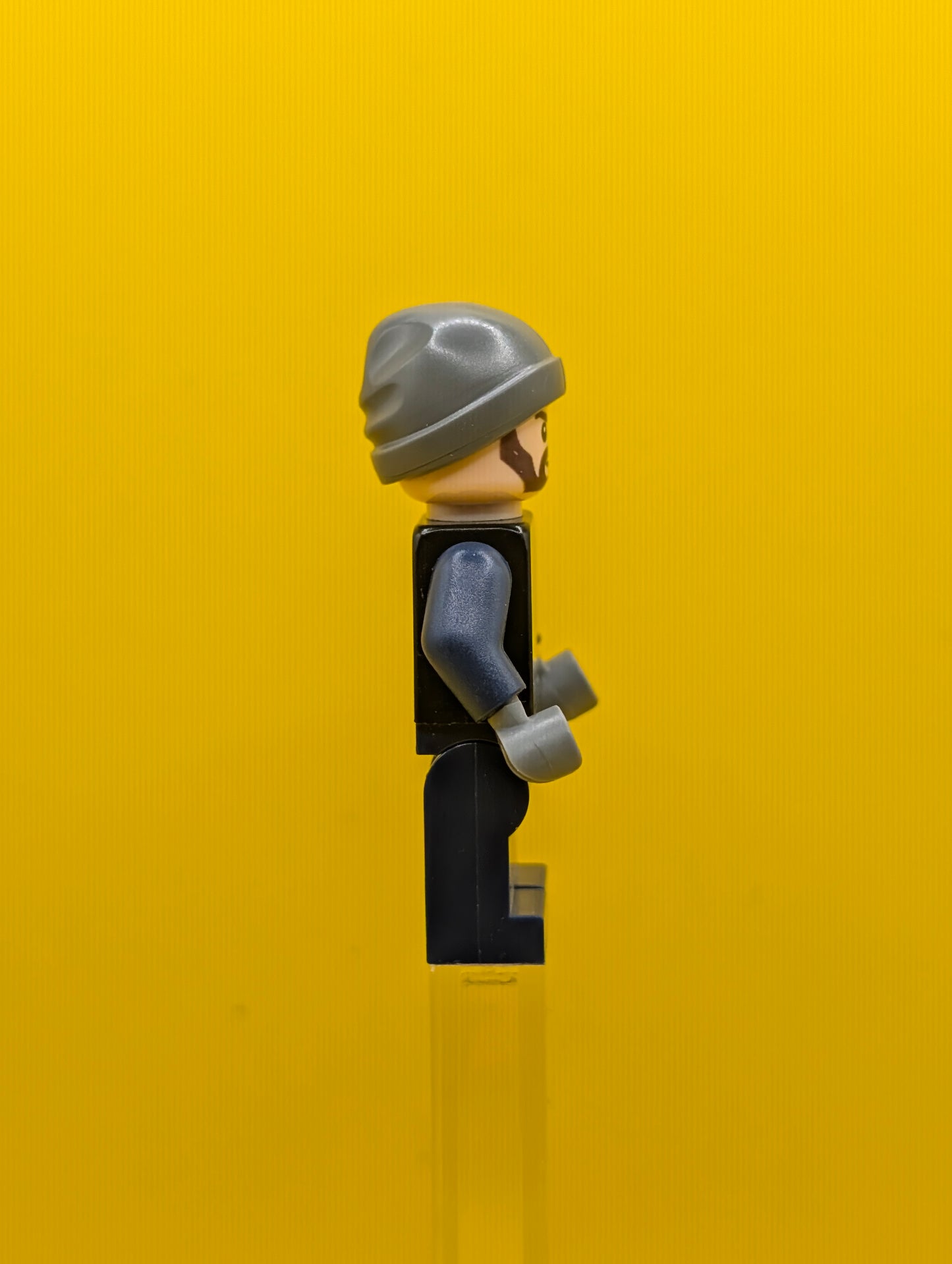 ACU Guard jw018 Male, Dark Bluish Gray Beanie, Light Nougat Head Marvel Lego Minifigure