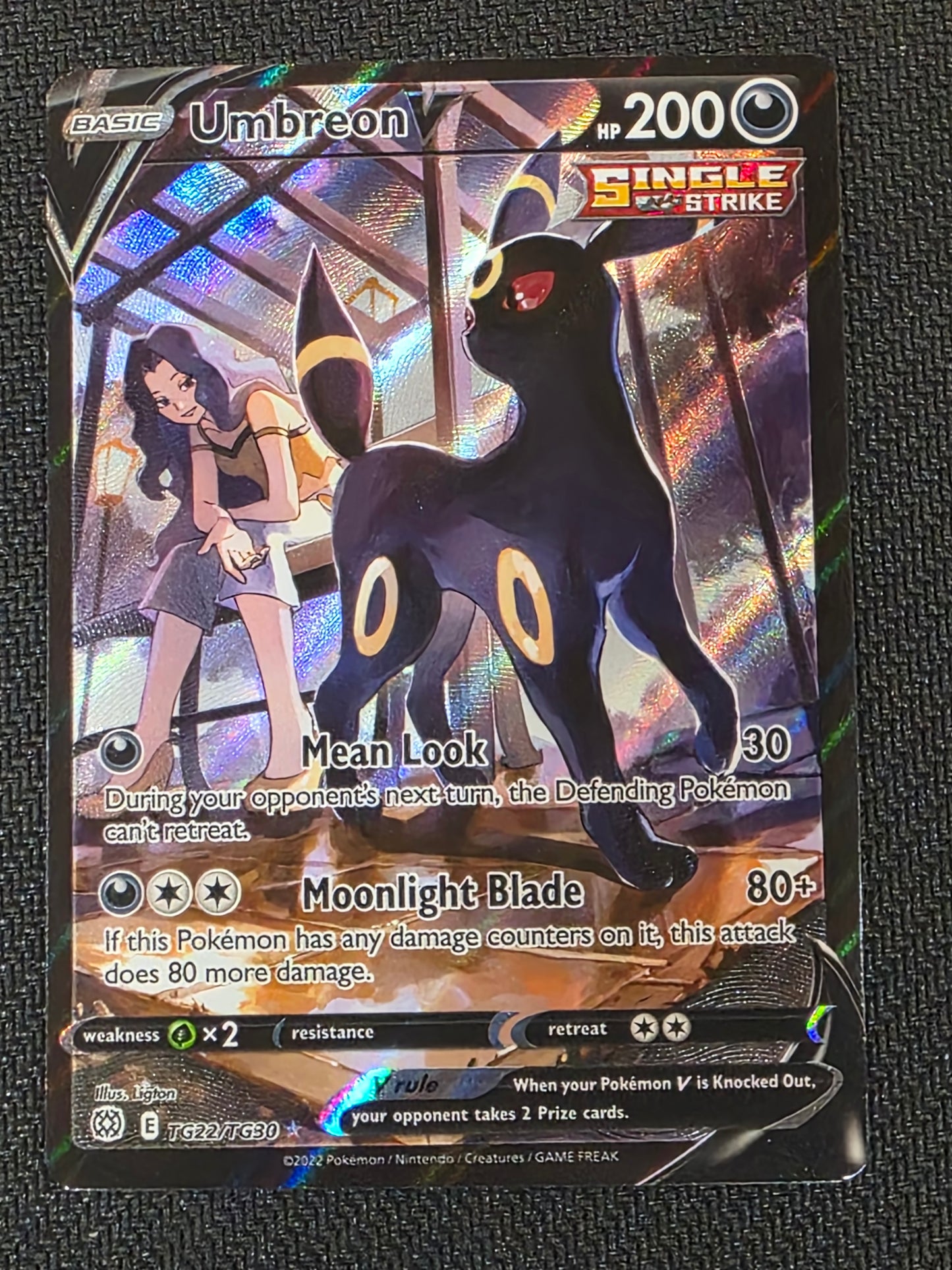 #TG22/TG30 Umbreon V SWSH09: Brilliant Stars Trainer Gallery