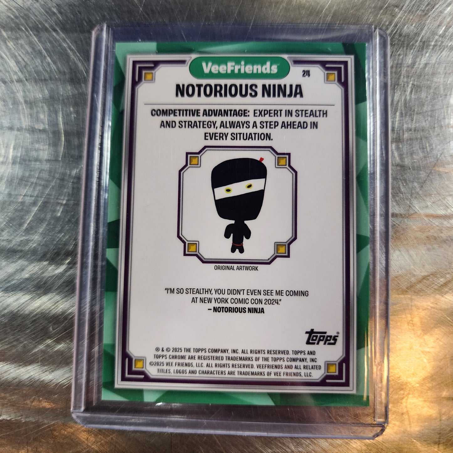2025 Notorious Ninja Gold Chrome VeeFriends /50