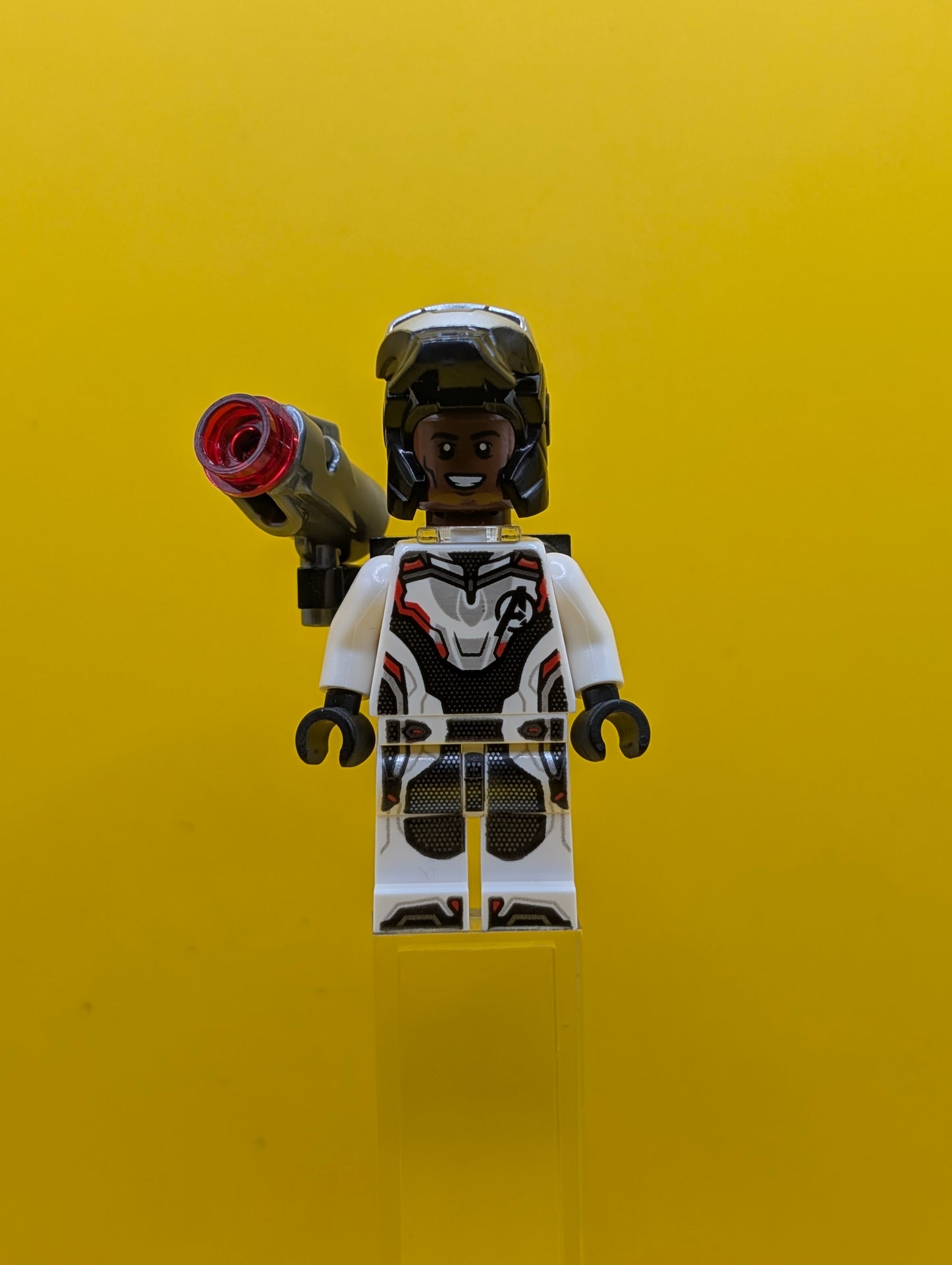 War Machine sh0564 White Jumpsuit with Shooter Marvel Lego Minifigure
