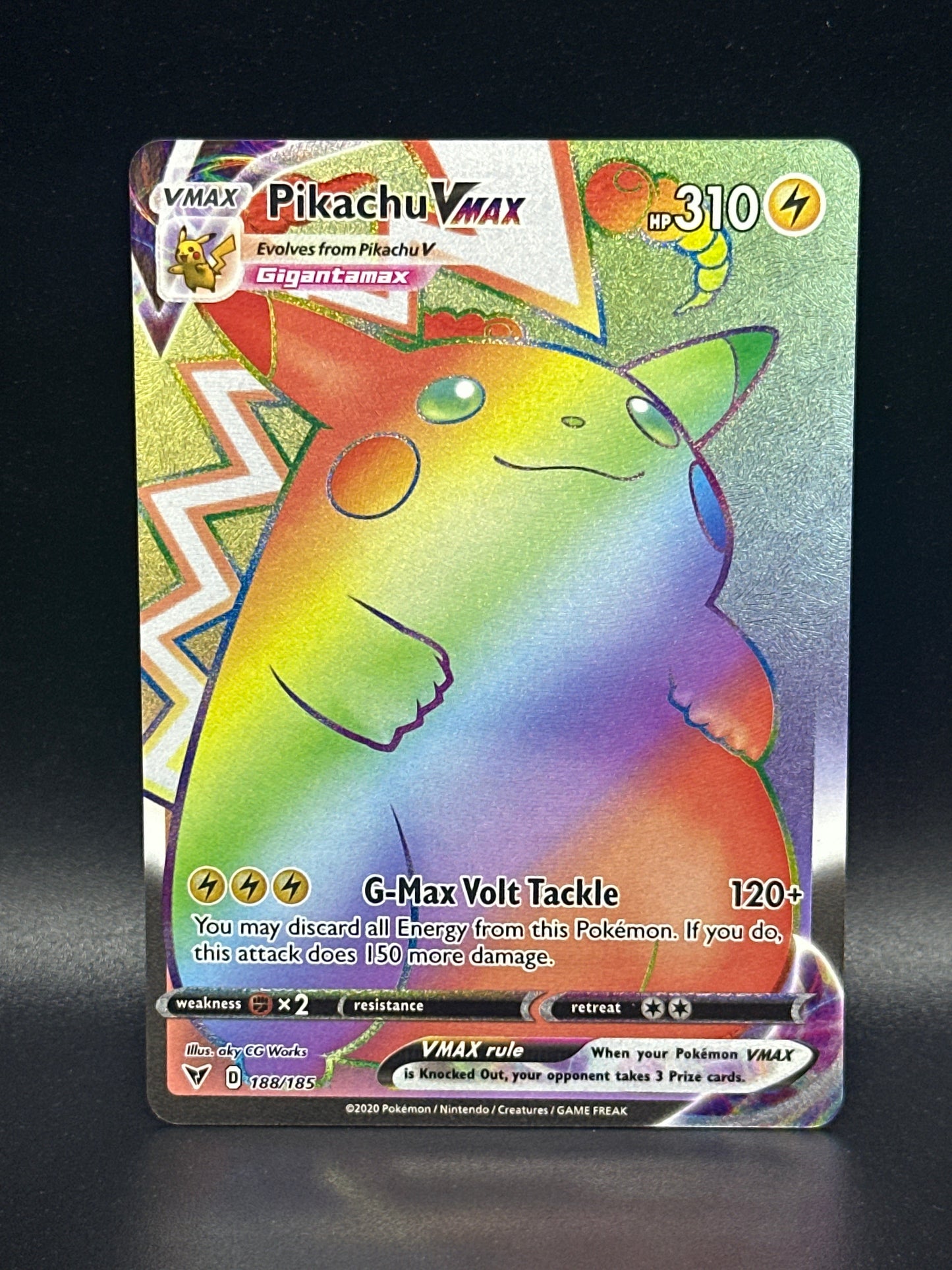 #188/185 Pikachu Vmax Vivid Voltage