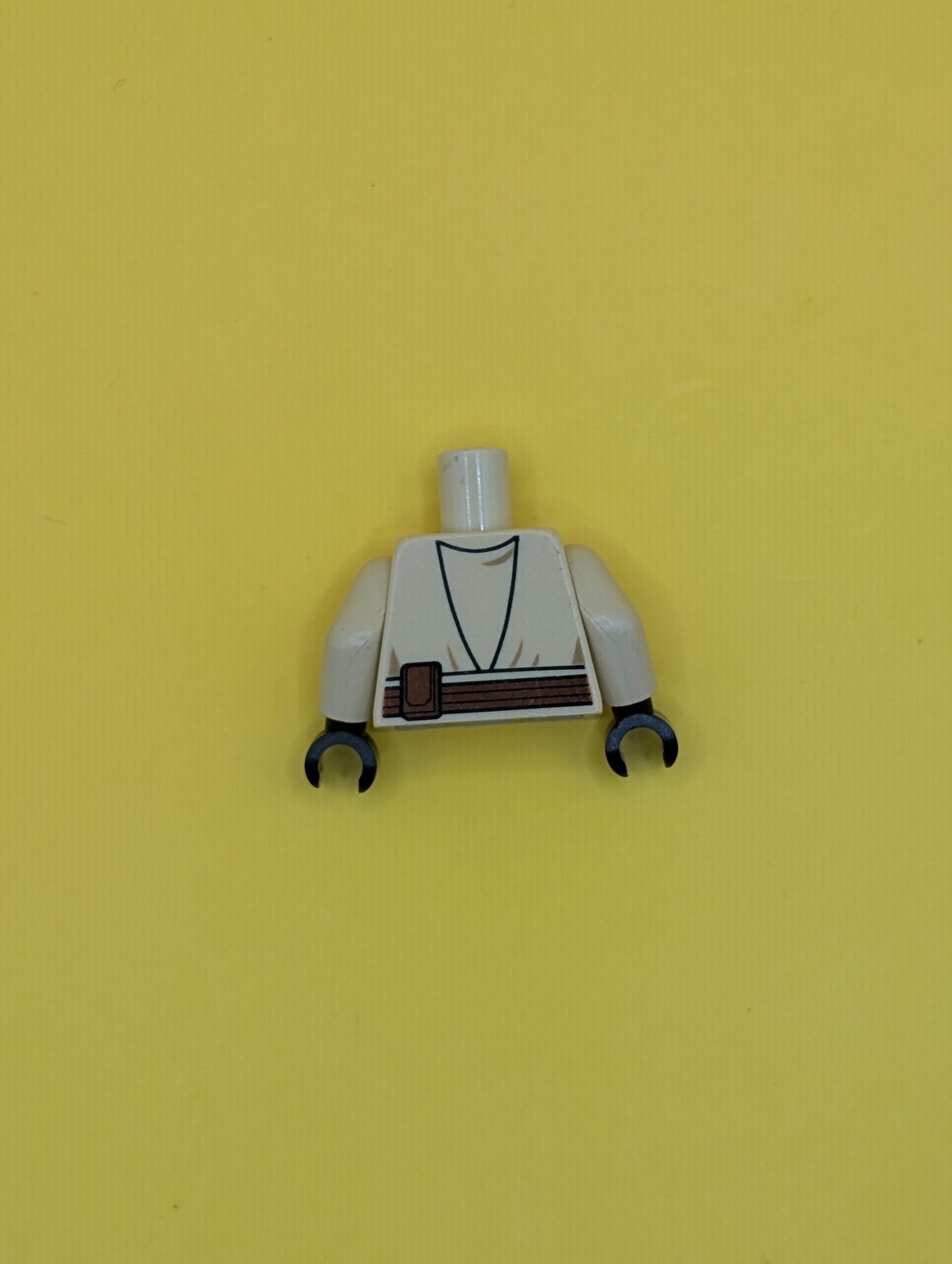 Torso SW Layered Shirt, Reddish Brown Undershirt, Reddish Brown Belt Pattern / Tan Arms / Black Hands 973pb1298c01 Lego