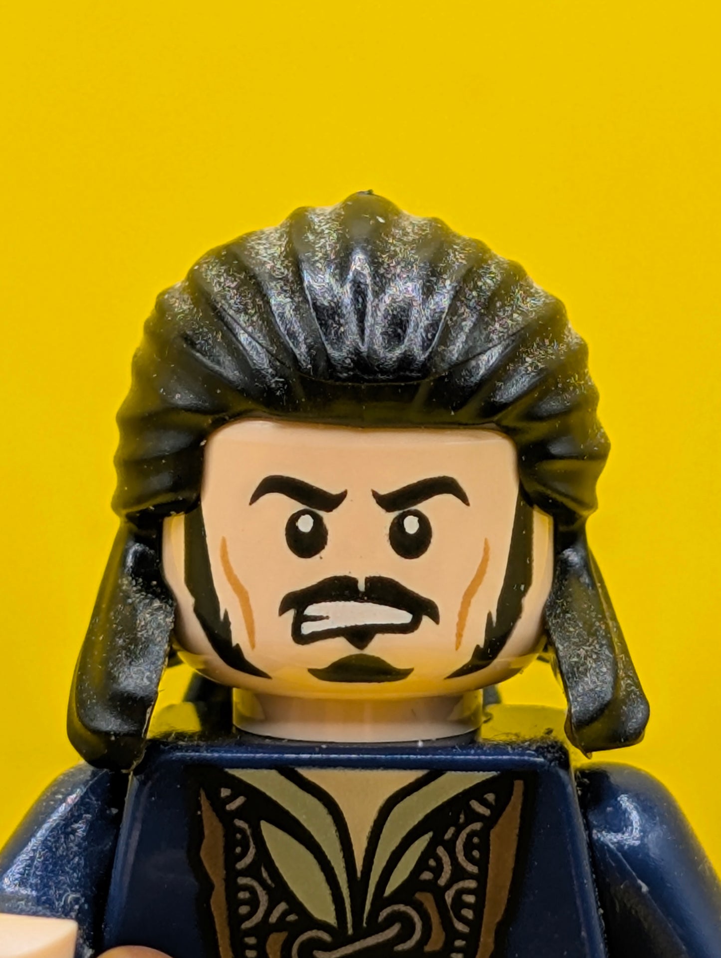 Bard the Bowman lor092 Silver Buckle and Shirt Grommets Lord Of The Rings Lego Minifigure