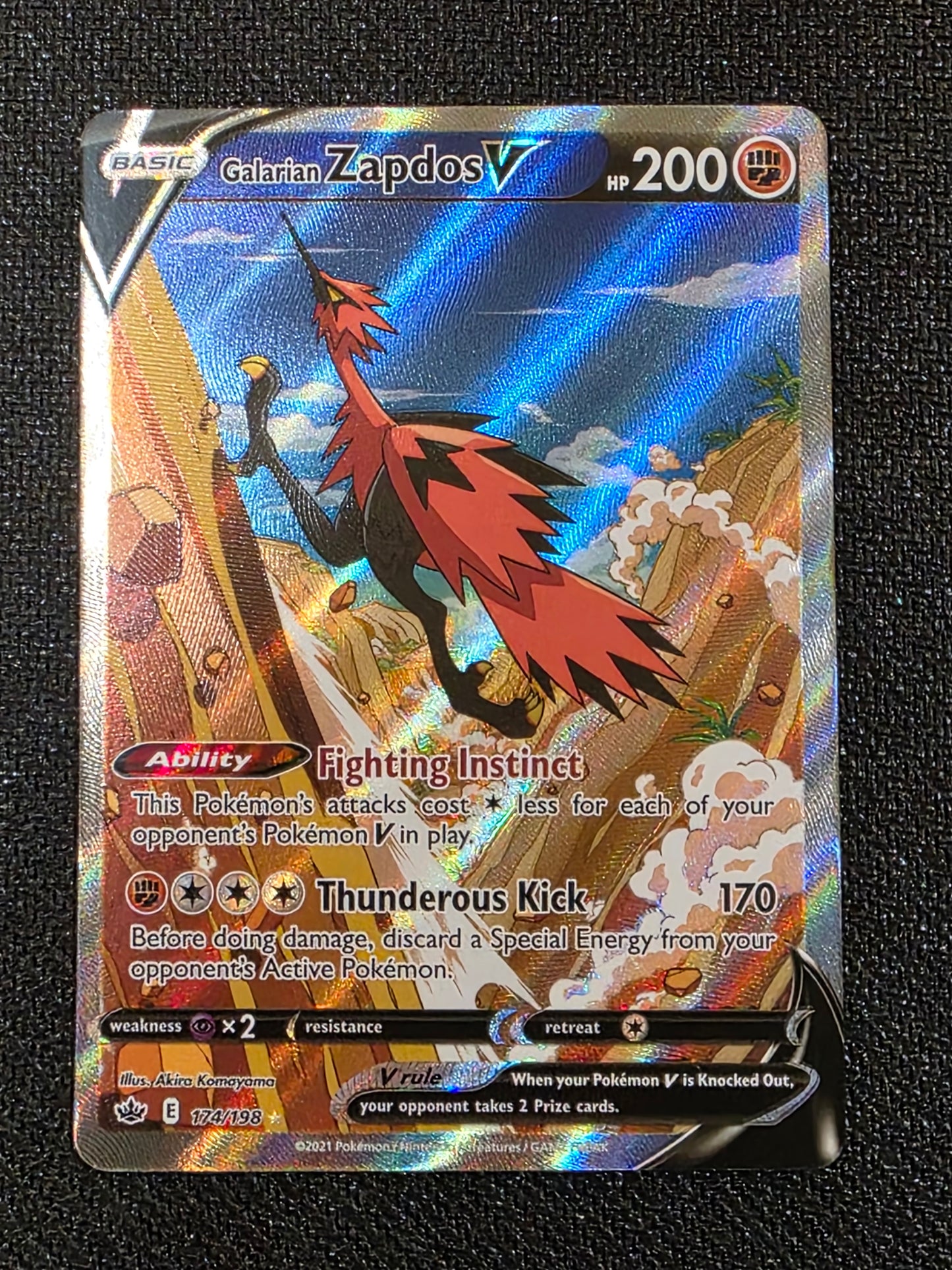 174/198 Galarian Zapdos v