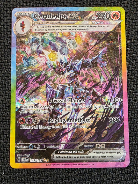 Ceruledge Ex #147/131* Prismatic Evolution