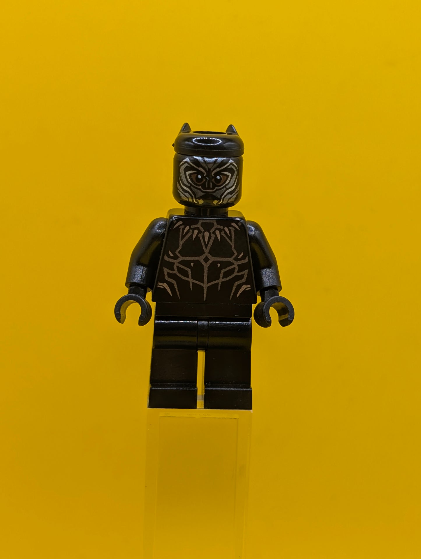 Black Panther sh0466 Reddish Brown Eyes Marvel Lego Minifigure