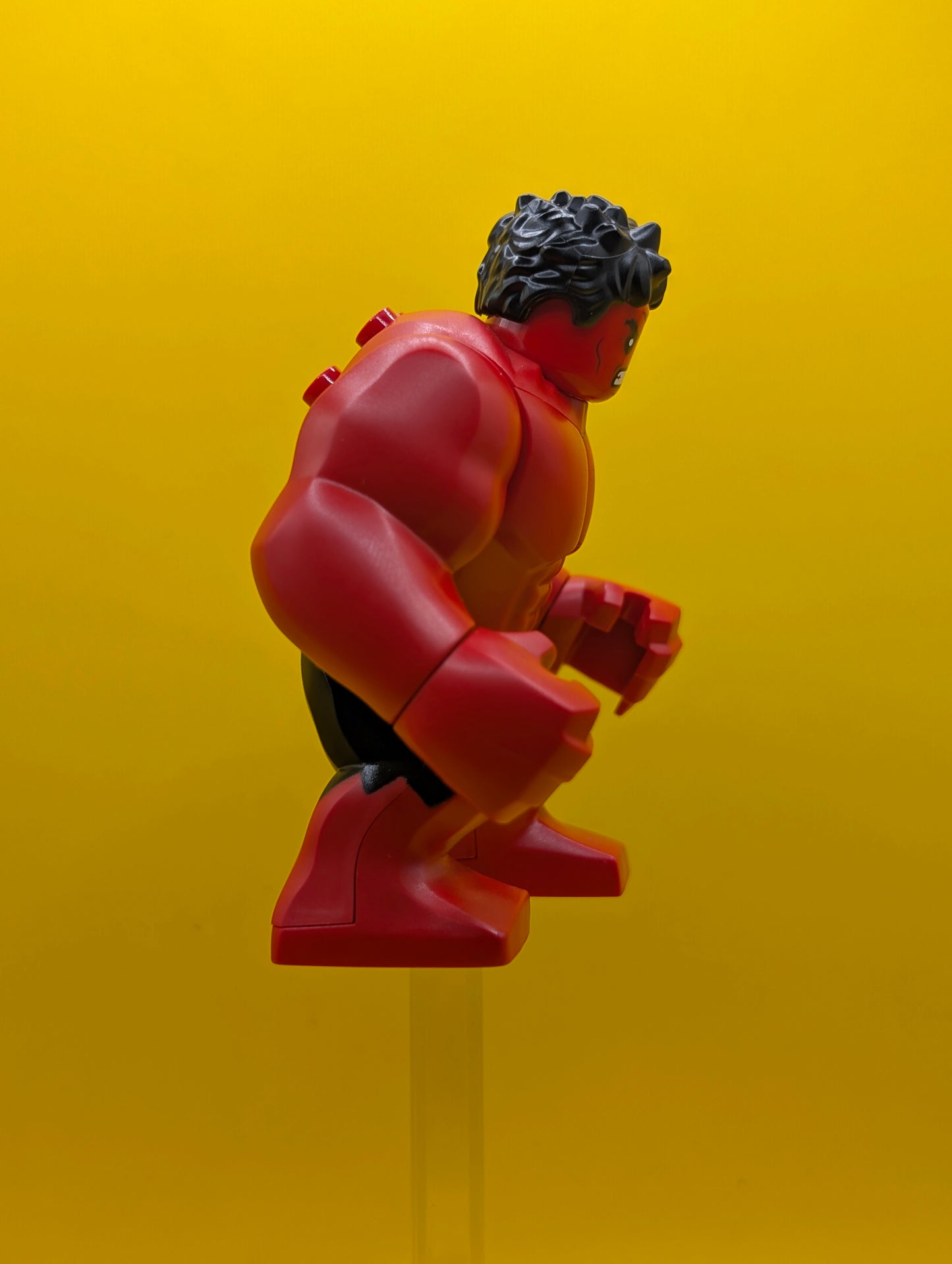 Red Hulk sh1001 Giant, Black Eyes Marvel Minifigure
