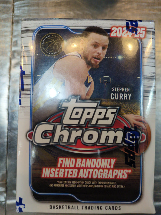 2024 2025 Topps chrome basketball blaster