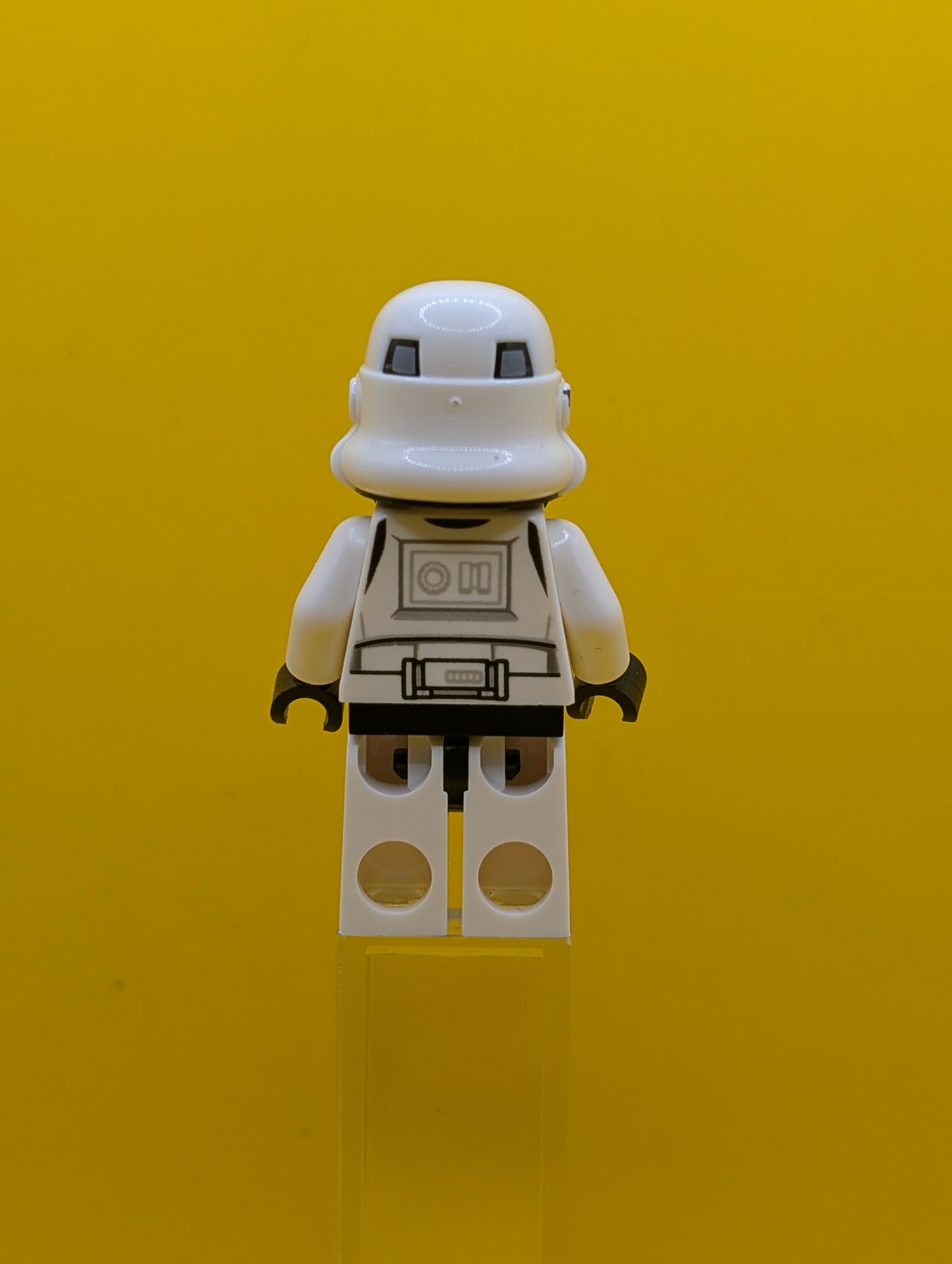 Imperial Stormtrooper sw0997a Male, Dual Molded Helmet with Black Panels on Back, Light Nougat Head, Scowl Star Wars Lego Minifigure