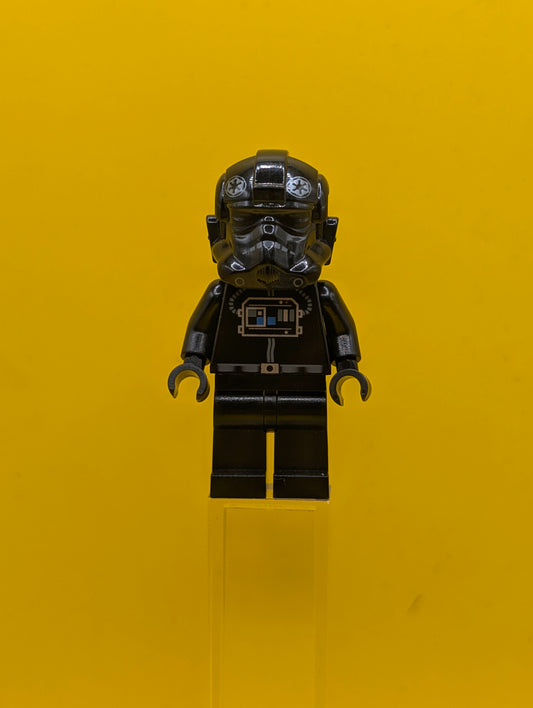 Imperial TIE Fighter Pilot sw0268a Black Head, Balaclava Star Wars Lego Minifigure
