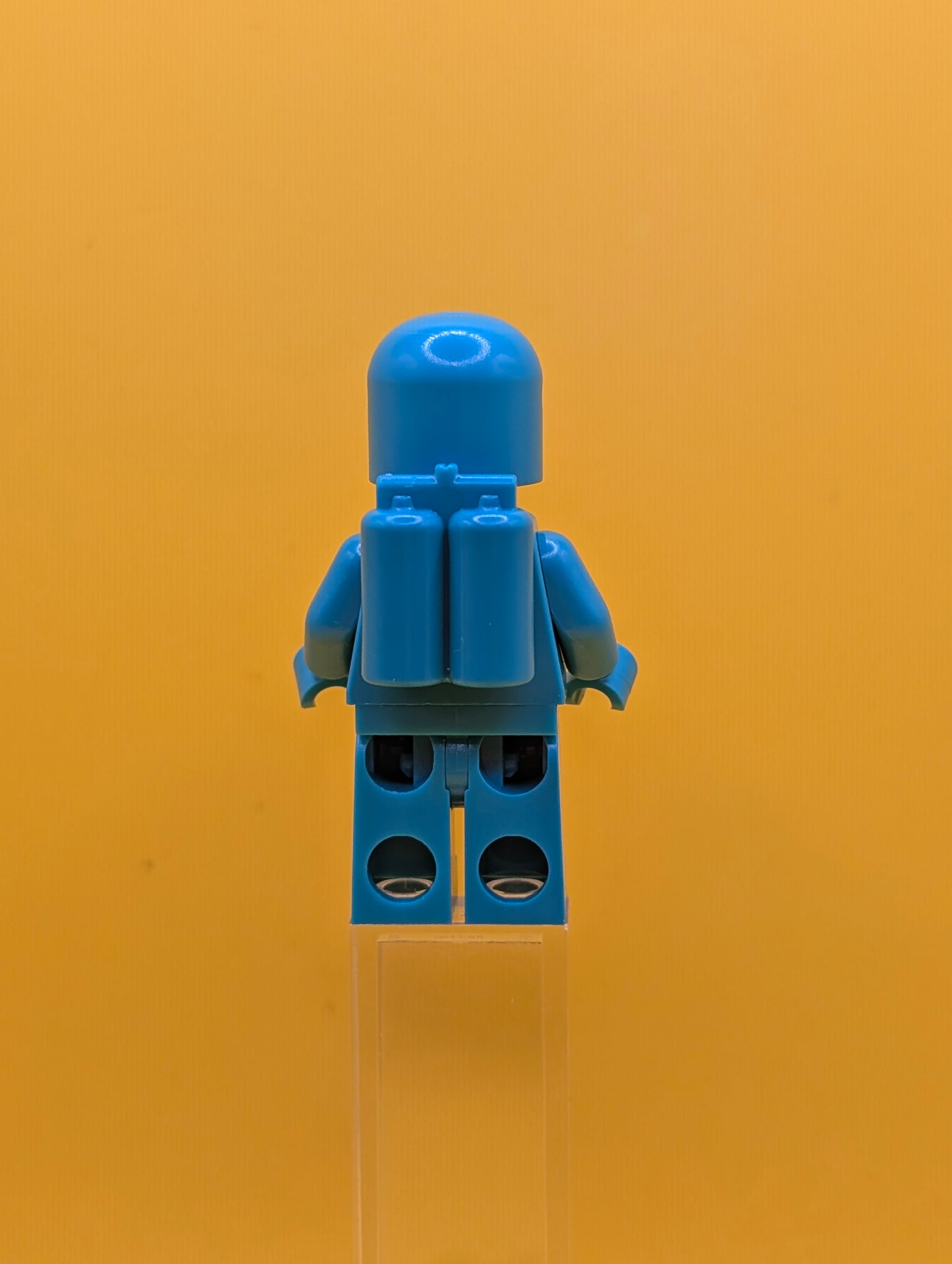 Classic Space idea227 Dark Turquoise with Air Tanks and Updated Helmet Idea Lego Minifigure