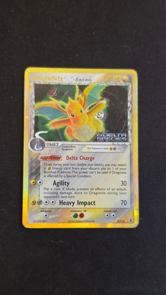 Dragonite (Reverse Holo) #3/113 -EX Delta Species