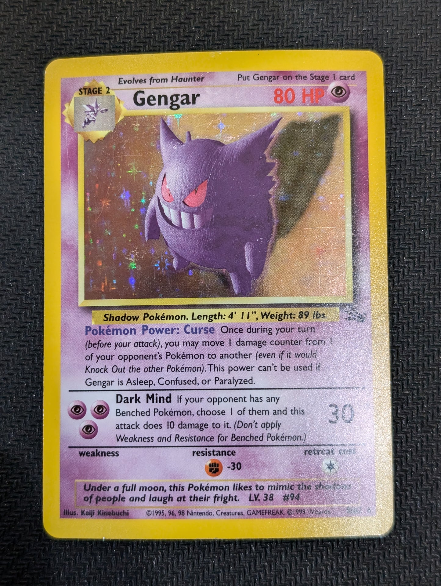 #5/62 Gengar Fossil