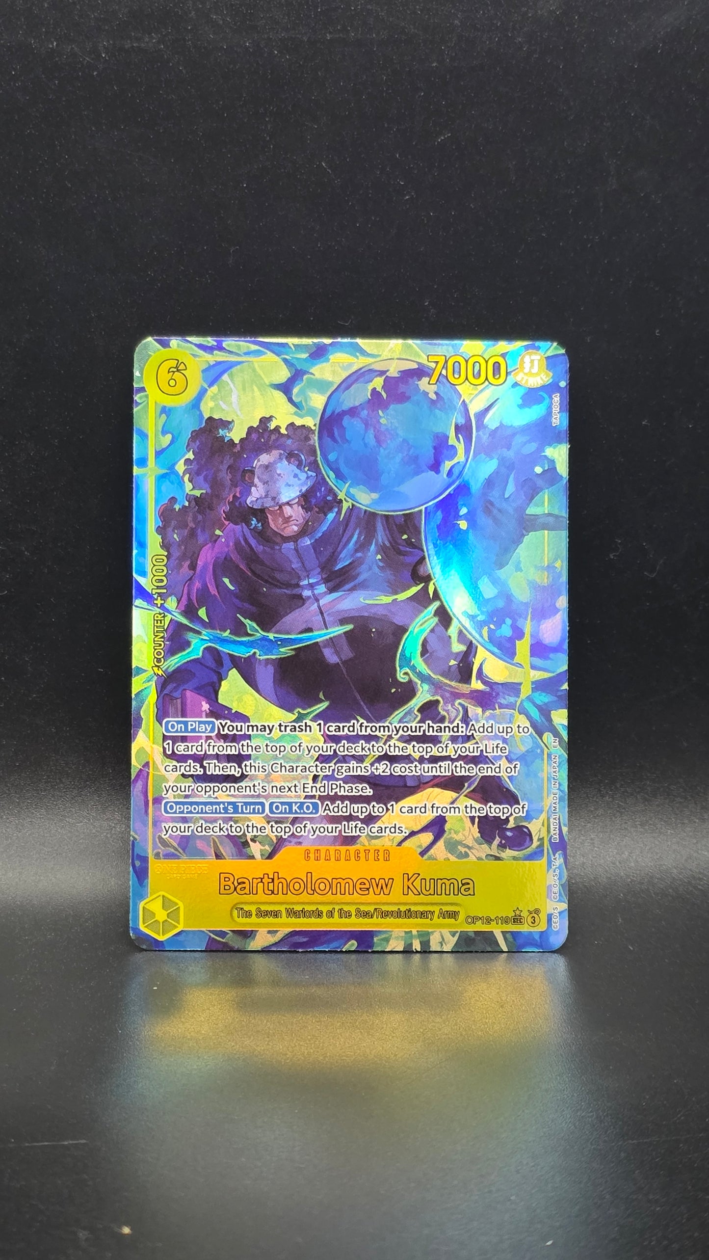 Bartholomew Kuma (Alternate Art) OP12-119 One Piece