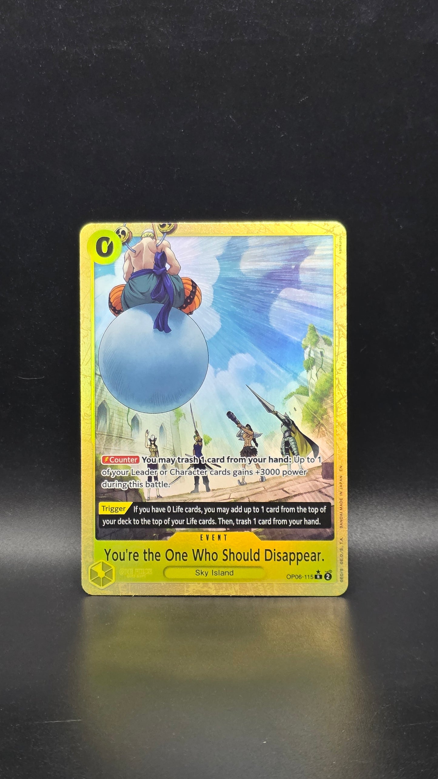 You're the One Who Should Disappear (Alternate Art) OP06-115 One Piece