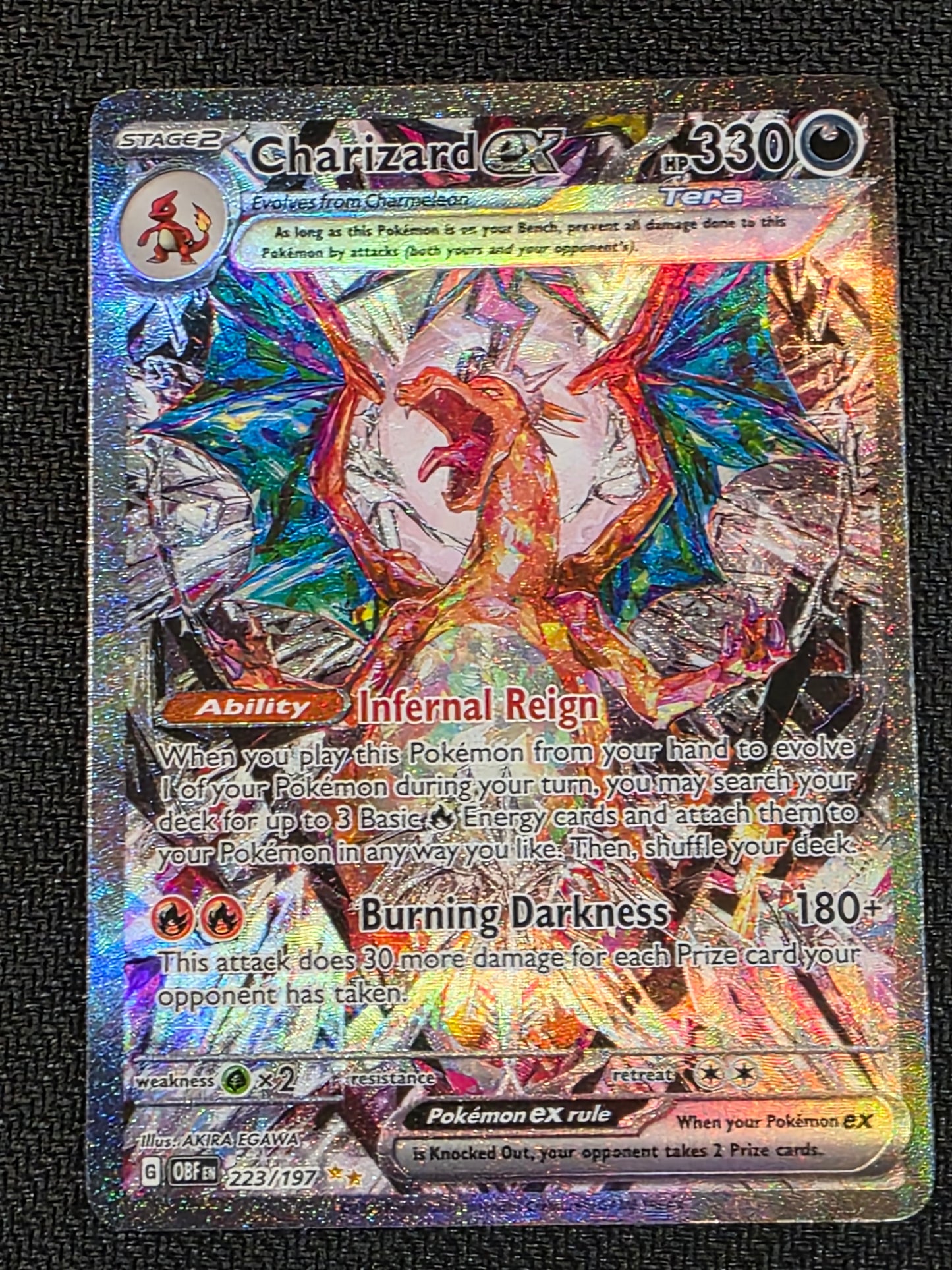 #223/197 Charizard EX Obsidian Flames