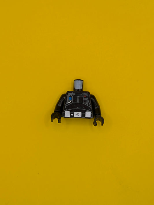 Torso SW Imperial Emigration Officer Jumpsuit Pattern / Black Arms / Black Hands 973pb3092c01 Lego