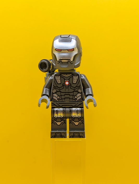 War Machine sh0819 Pearl Dark Gray and Silver Armor with Backpack Marvel Lego Minifigure