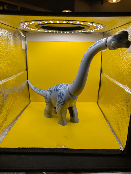 Dinosaur Brachiosaurus brach01 with Sand Blue Stripes Jurassic World lego Minifigure