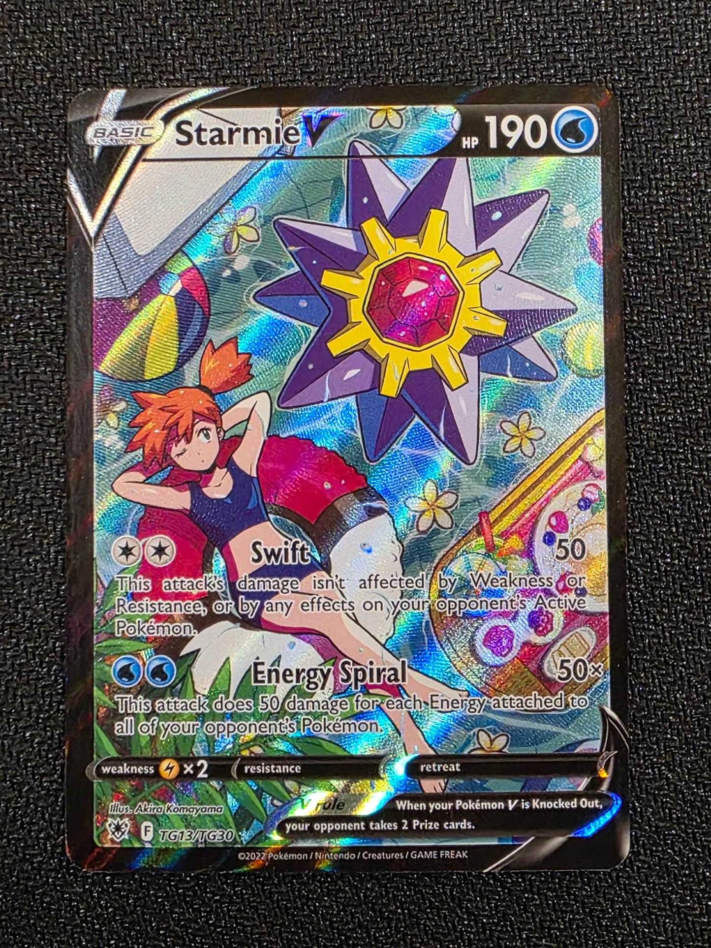 #TG13/TG30 Starmie V SWSH10: Astral Radiance Trainer Gallery