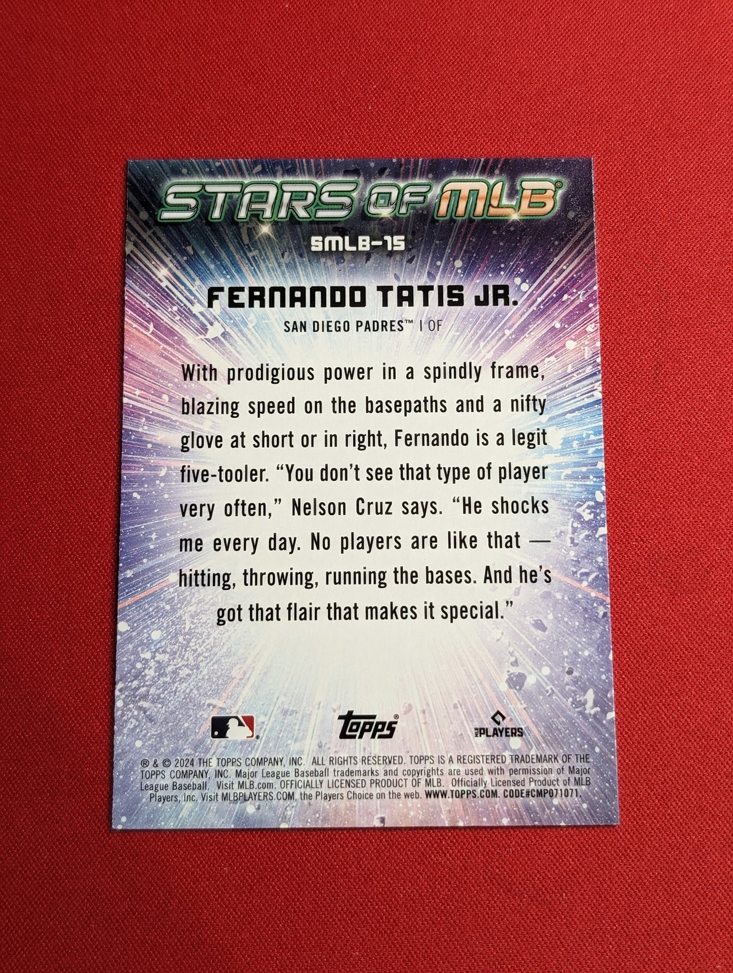 Fernando Tatis Jr. #SMLB-15