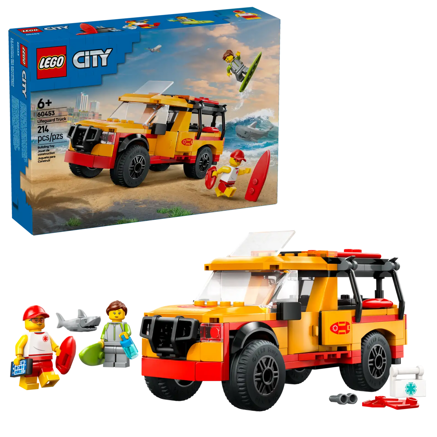 60453 Lifeguard Truck City Lego Set