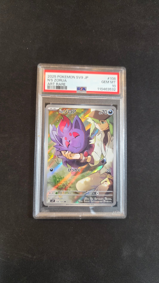 #108/100 N's Zorua (JP) PSA 10 -Battle Partners